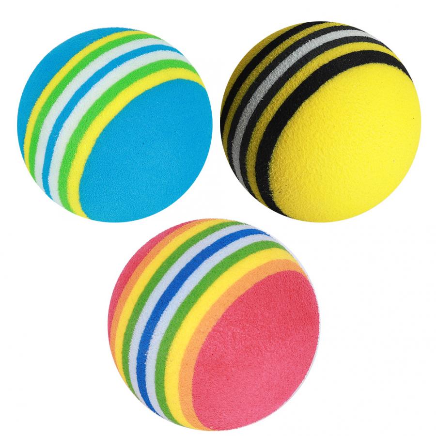 15PCS /Set Colorful Ball EVA Foam Lightweight Safe Using Indoor Practice Ball Playground Ball Toy