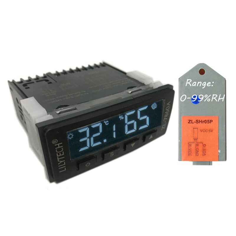 Lilytech ZL-7860A, Constante Temperatuur En Vochtigheid Controller, Hygrostaat Thermostaat, Vochtigheid Controller