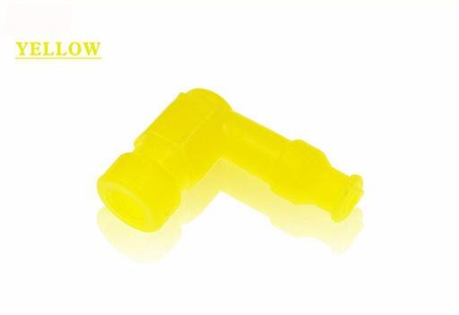 High Performance Spark Plug Cap Car Auto Motorcycle Motorbike Spark Plug Cap Accessories for 50cc 110cc 125cc 140cc 150cc 160cc: yellow