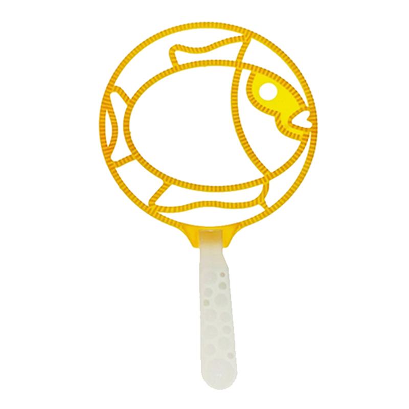 1 Pcs Bubble Blowing Plastic Kinderen Jumbo Giant Blower Ring Bubble Maker Bubble Wands Voor Meisjes Kids Jongens: YELLOW