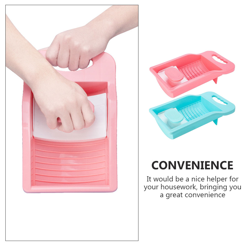 2pcs Hand-washed Washboard Unique Handle Washboard Clothes Washing Tool