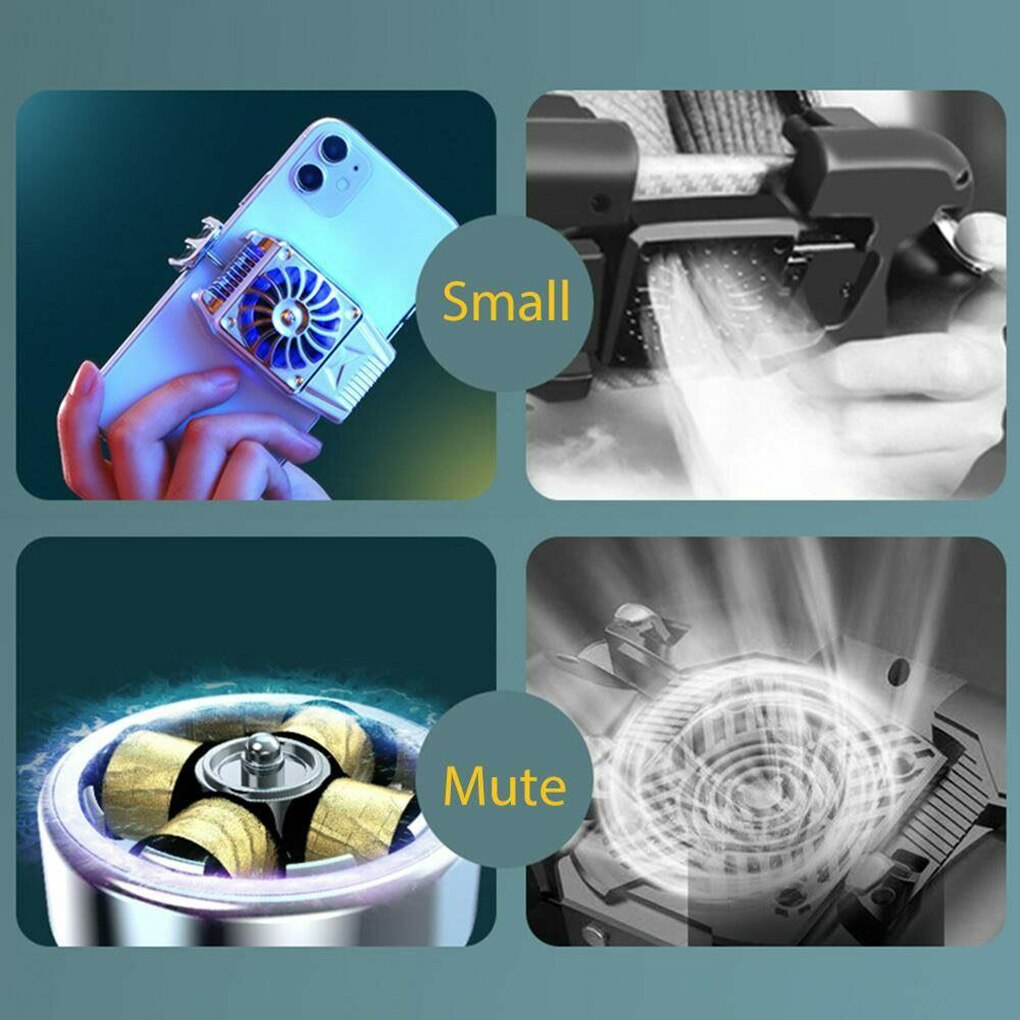 Universal Mobile Phone USB Game Cooler System Cooling Fan Portable Rechargeable Adjustable Phone Cooling Tool For iphone