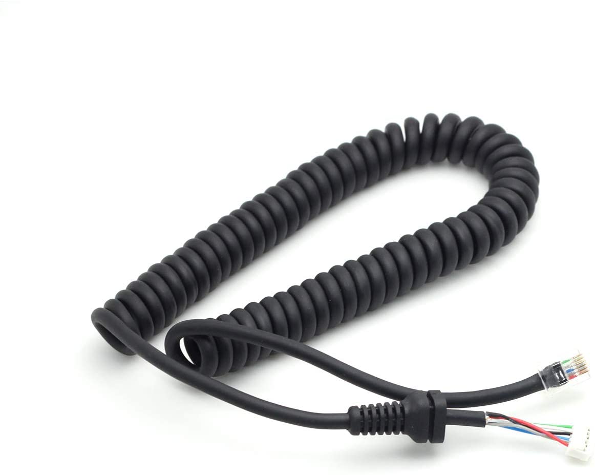 Cable de micrófonos para Yaesu, para MH-36, MH-36A6J, MH-36B6JS, MH42, MH-48, MH-48A6JA, MH-42B6J, pies-7800 pies-8900 MH-42C6J, FT-8900R