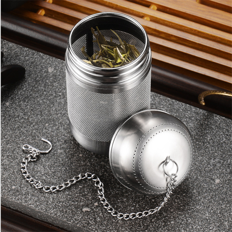 Infusor de té de acero inoxidable, difusor de hojas de té, colador de bola de condimentos de especias, tetera, filtro de café de malla fina, accesorios de cocina