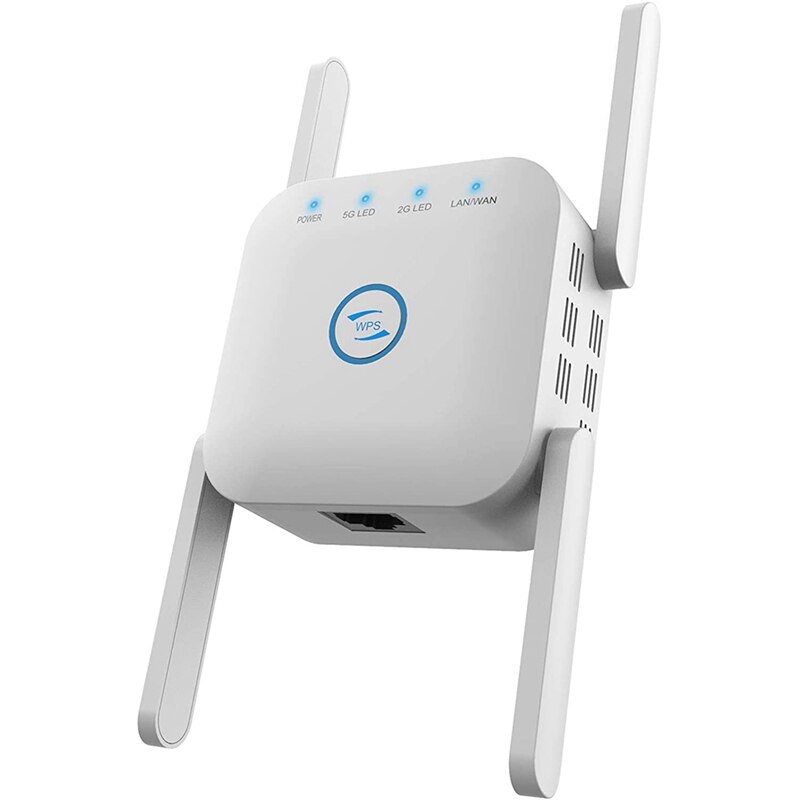 Jabs  ac24 dualband-wlan-repeater mit 1200m drahtlosen wanddurchführungen und eu-stecker: Default Title