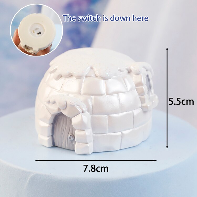 Décoration de gâteau joyeux anniversaire, chapeau de pingouin, flocon de neige, Igloo, Cupcake, cuisson, drapeau de fête, décor de gâteau pour réception pour bébé, de noël: MULTI