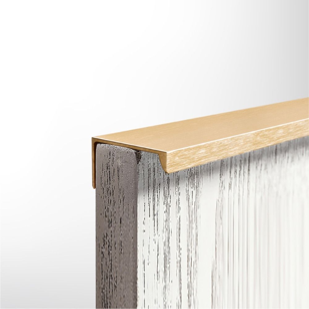 Skjulte skabsgreb i aluminiumslegering, skjulte antioxidante skuffegreb, moderne, snavsafvisende skabsdørgreb