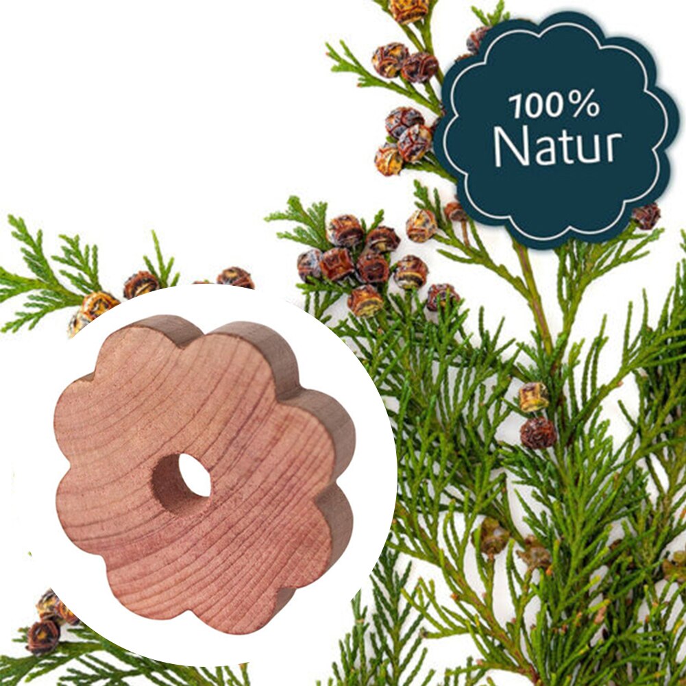 Placard aromatique en forme de fleur | 10 pièces, résistant à l'humidité naturelle, bloc de cèdre Anti-moisissure, vêtements rangement, chambre à coucher à domicile