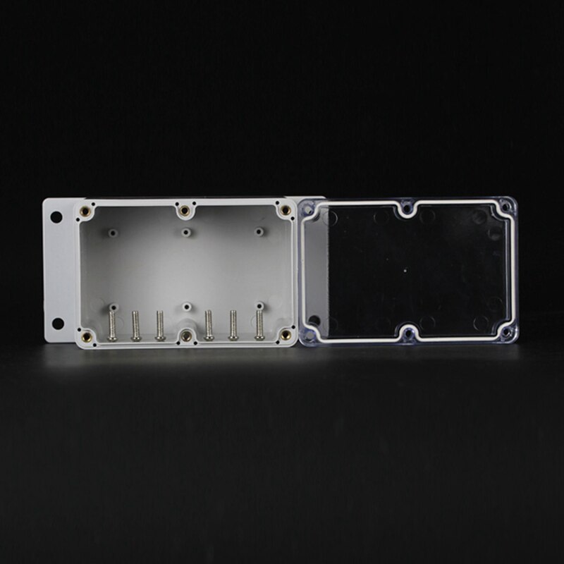 120x81x65mm ABS Plastic IP65 Waterproof Wire Junction Box Clear Outdoor Case Transparent Connector Project Box Mounted Enclosure