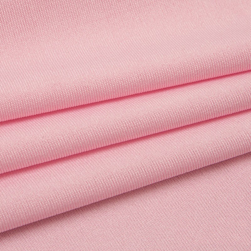 Hohe-festigkeit Gestrickte vier-seitige strecken Milch Seide Spandex Stoff Leistung tanzen Kleidung Sofa Stuhl Abdeckung Einfarbig stoff: Rosa