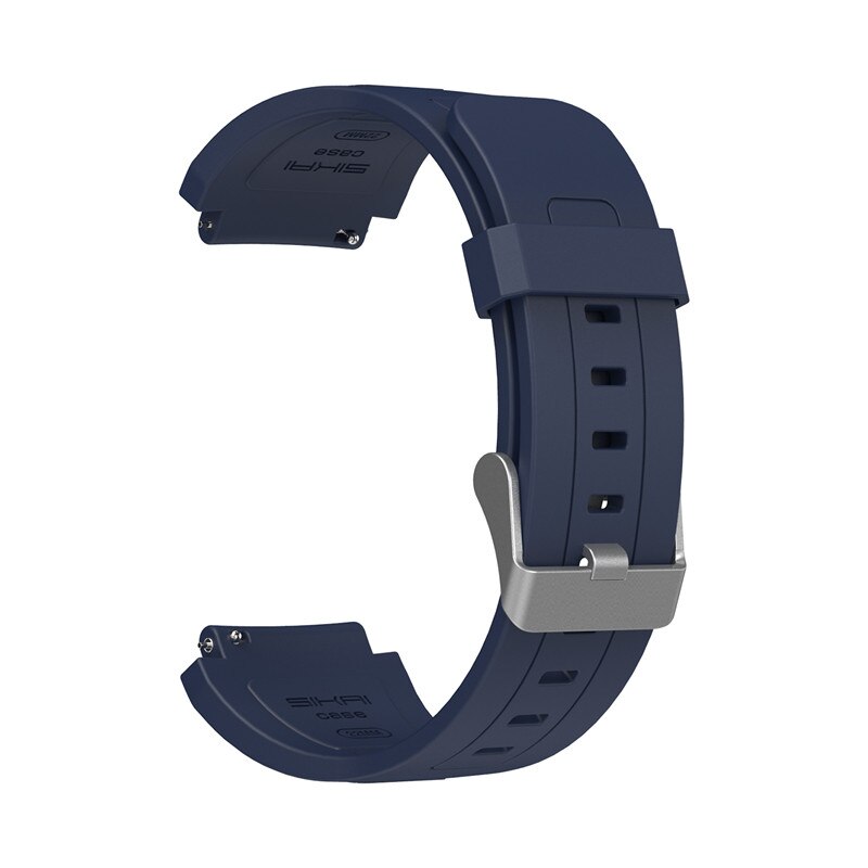 nouvelle couverture de montre pour Huami AMAZFIT GTR 47mm montre housse coque cadre protecteur: Strap Blue