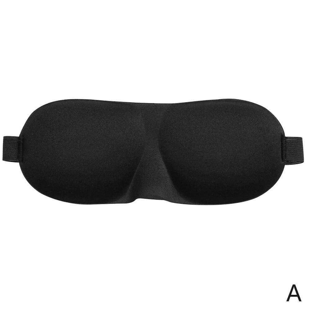 Máscara para dormir en 3D, mascarilla Natural para dormir, protección para los ojos, parche suave para los ojos, portátil, para hombres y mujeres, 1 Uds.: as the picture A