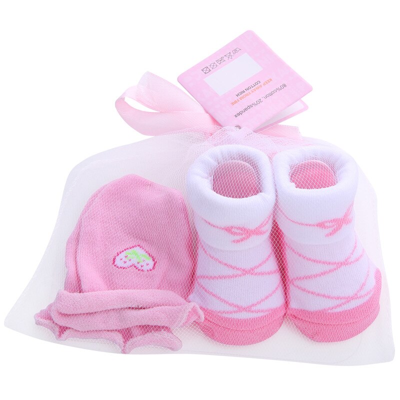 Baby Socks + Anti-Scratch Gloves Set for Baby Boys Infant 0-6 Months Newborn Baby Accessories Newborn Girls Boy Socks