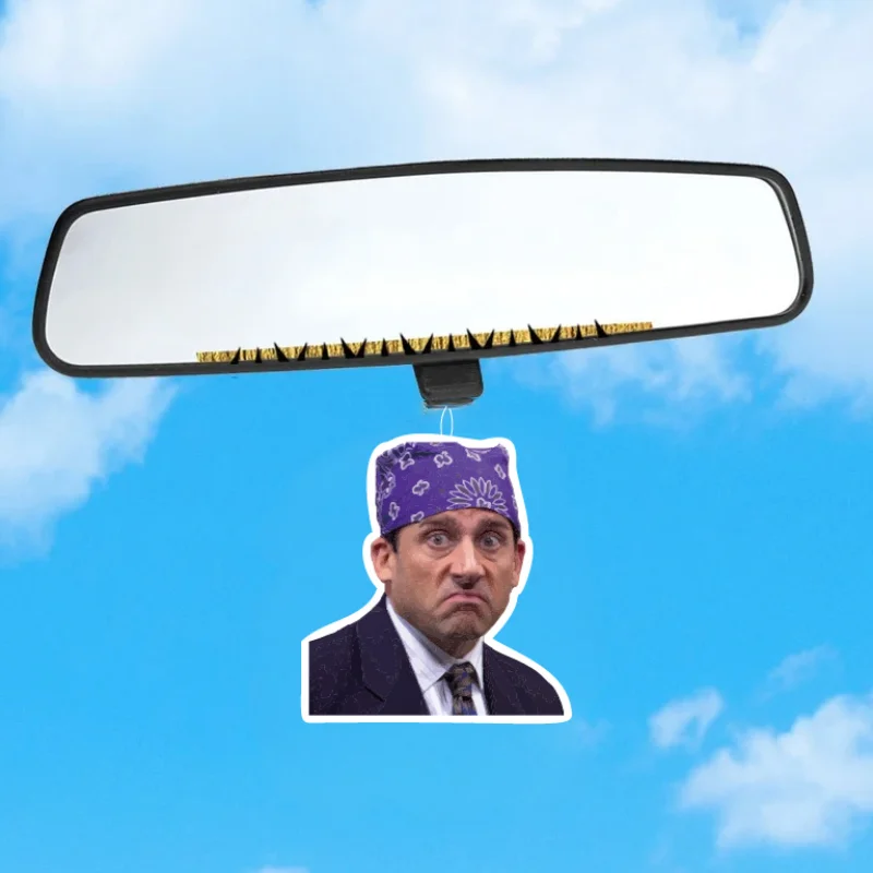 Jeffrey Epstein Car air freshener Sick humor black rearview mirror accessories: Blue