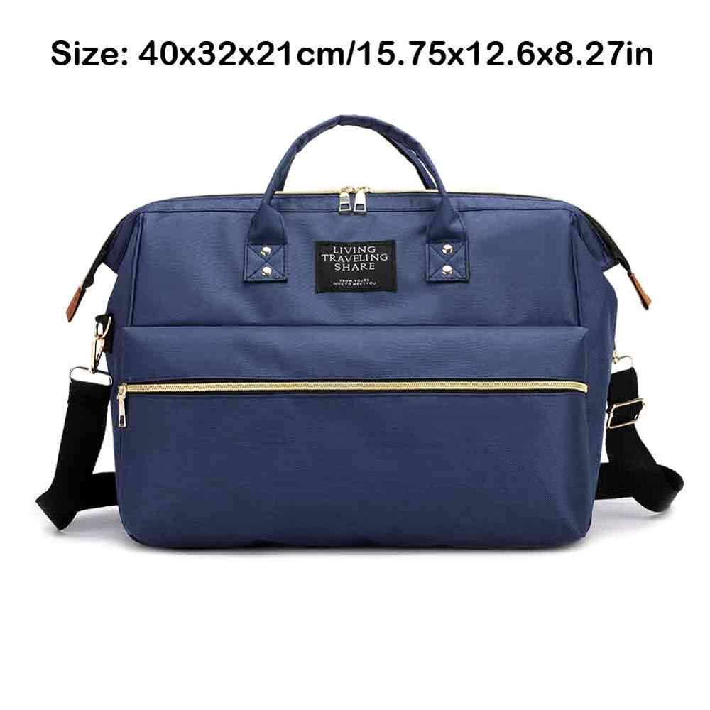 Sac à langer pour maman, grande capacité, multifonction, étanche, voyage en plein air, à couches, poussette, fourre-tout de maternité: Blue