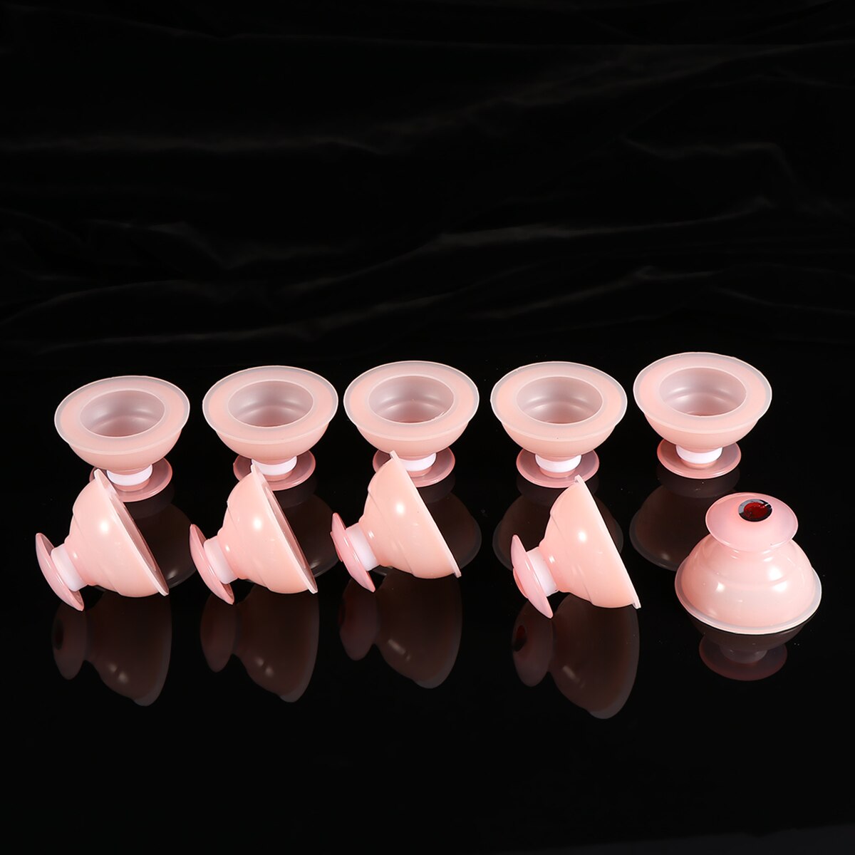 10 stk silikon kinesisk kopping terapi sett massasje terapi kopping kroppsforming eliminere tretthet bli kvitt revmatisme kopping