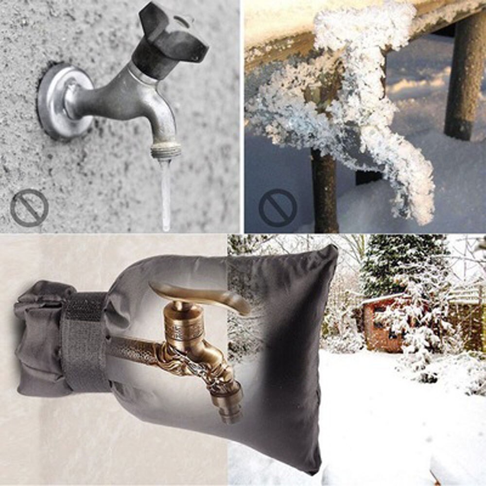Tap Cover Faucet Cover Socks for Winter Freeze Protection Water Sprinkle Valve Insulation Wrap and Hose Spigot Cover
