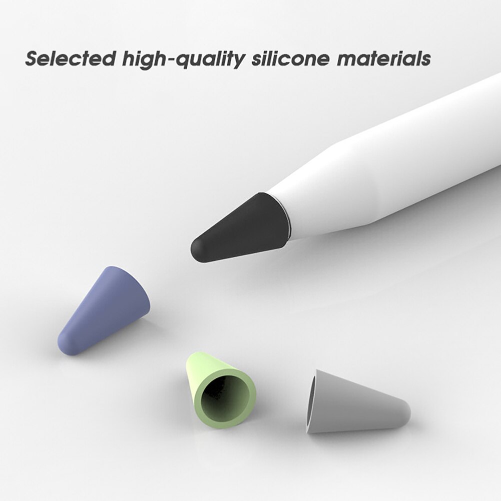 8pcs Silicone Replacement Tip Case Nib Protective Cover Skin for Apple Pencil 1st 2nd Touchscreen Stylus Pen Case