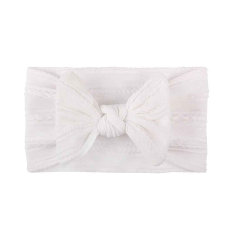 1Pcs Floral Bows Baby Headband Dot Bowknot Hairband Baby Girl Headbands nylon chiffon Kids Hair Band Girls Hair Accessories