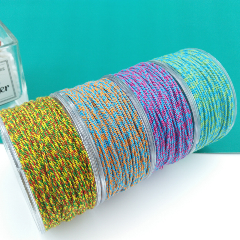 30M bawełniany przewód nylonowy 1.2mm chińnarty węzeł makrama przewód koraliki na nitkach ciąg DIY pleciona bransoletka tworzenia biżuterii DIY frędzle