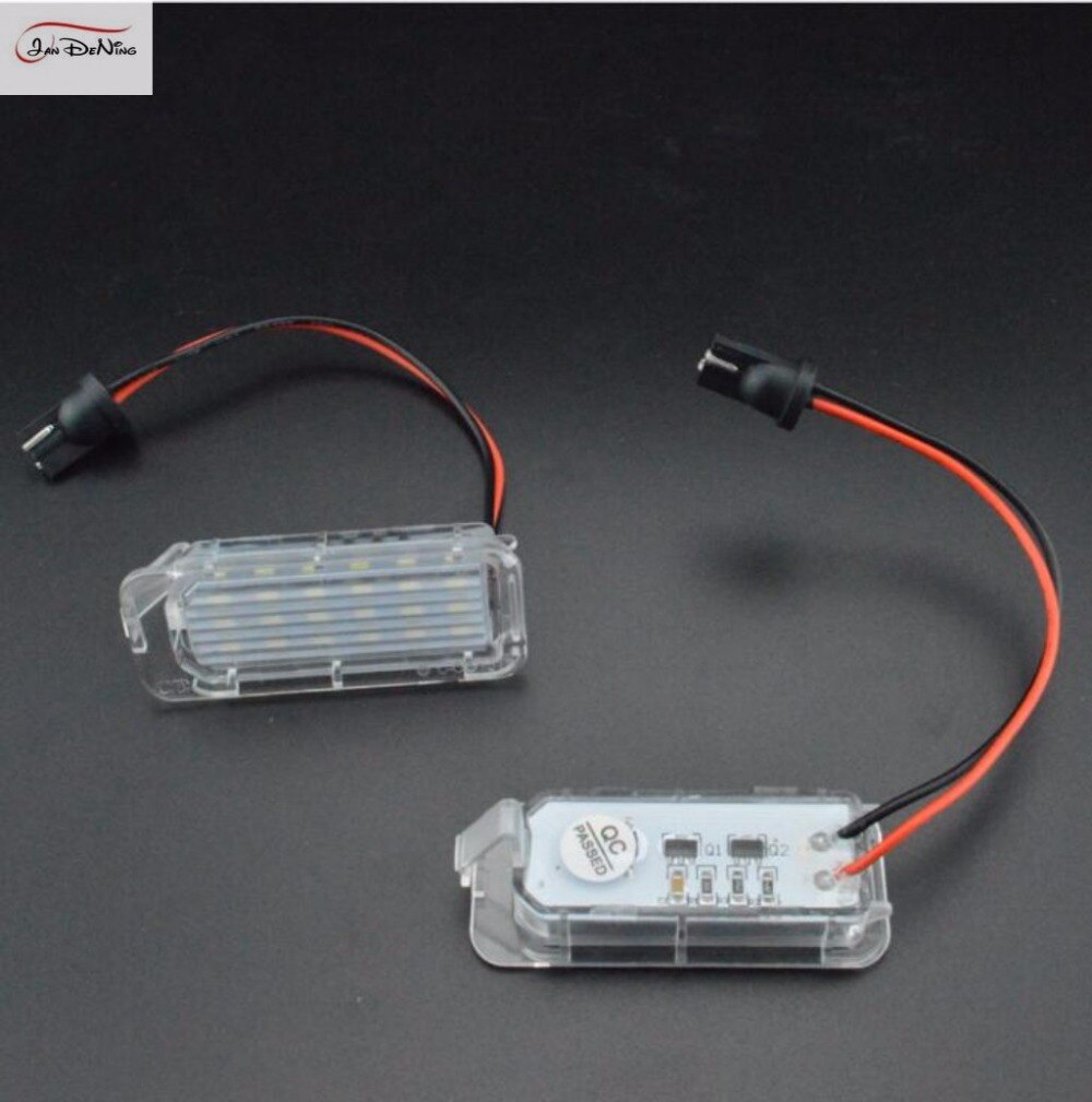 JanDeNing 2 uds. Luces de matrícula LED Free18 para Ford Focus/Mondeo/Fiseta