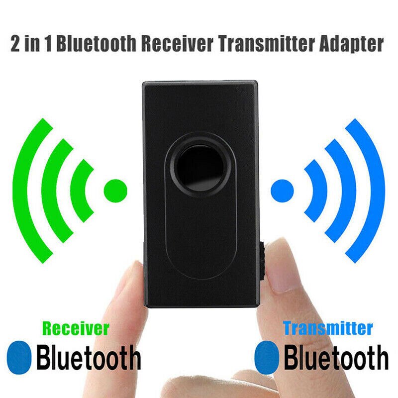 Wireless Bluetooth 3.5mm AUX Audio Transmitter Receiver Multipoint Music Adapter