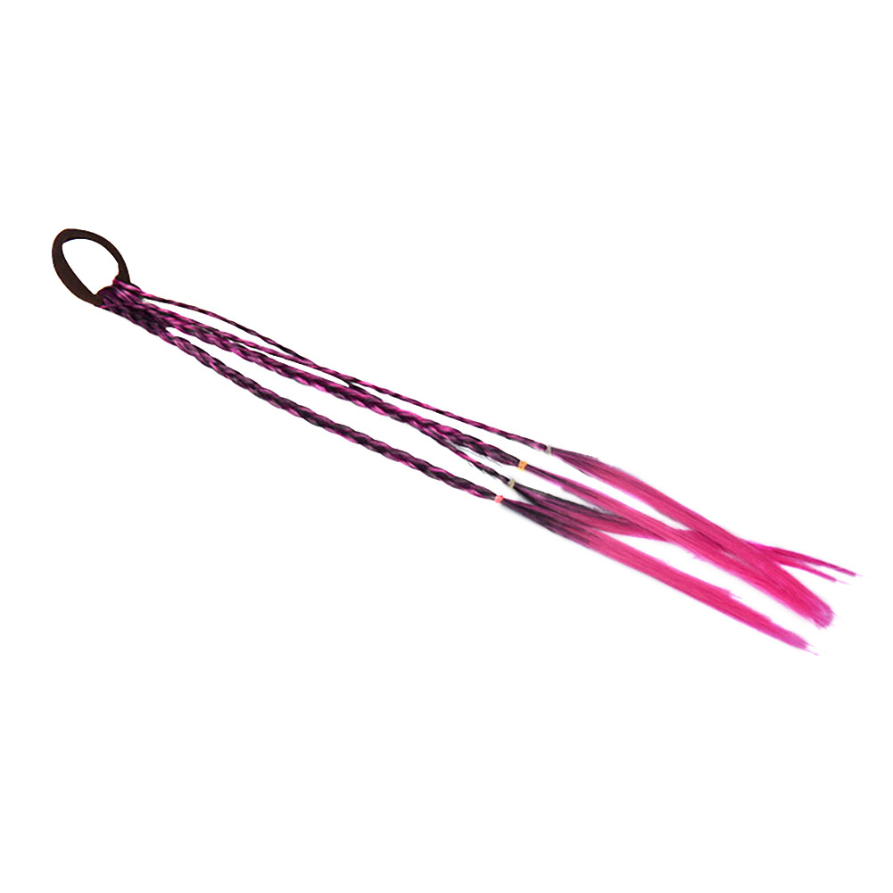 Goma elástica para el pelo para niña, coletero de Color degradado, anilla para el pelo, trenza trenzada: 2