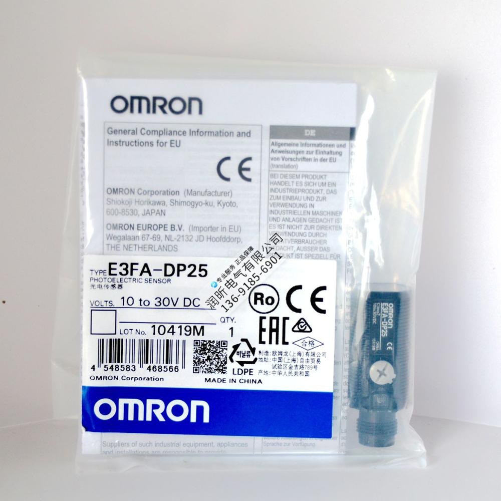 E3FA-DP11/12/13/14 E3FA-DP21/22/23/24/25 OMRON 100% & Original Photoelectric Sensor