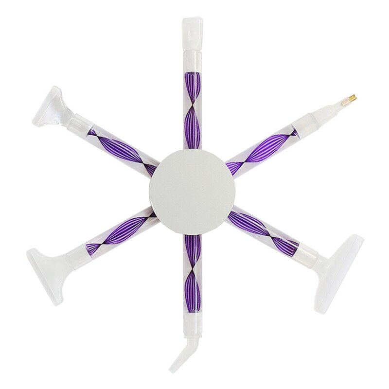 Multi-Placer Diamond Art Painting Pen Point Drill Pen Nail Point Pen for DIY Nail Crafts Sewing Handicrafts: Plastic-PL