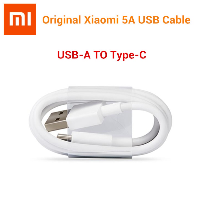 Originele Xiaomi 5A Usb Kabel Type C Kabel Qc Snel Opladen Voor Samsung Xiaomi Huawei Opladen Draad Witte Kabel