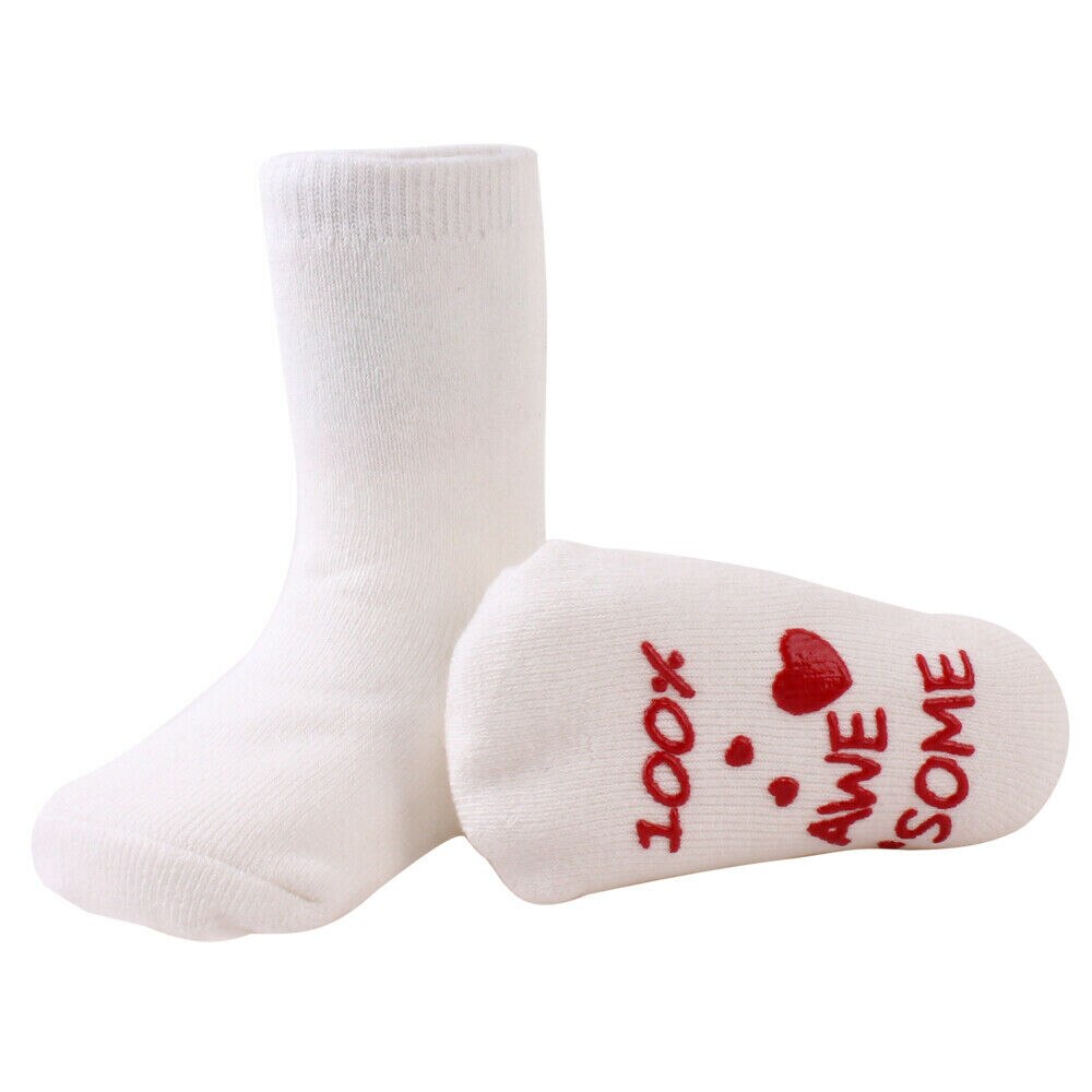 Baby Socks Cute Baby Girl Boy Anti Slip Short Socks Solid Color Vertical Sock Double Needle Knit Cotton Kids Socks Fit 0-1T