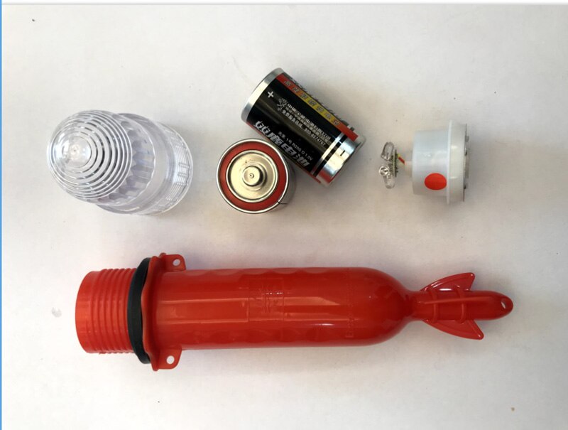 Posidon 25cm 3.0V Verschillende Kleuren Vissen Netto Signaal Licht Trekken Visnet Lamp Camping Outdoor Licht Vissen Float licht