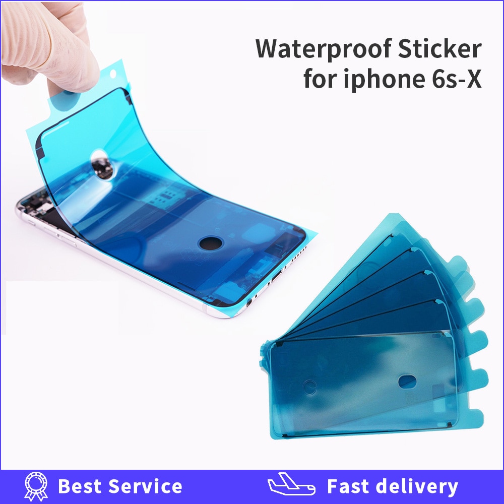 Waterproof Seal Adhesive Sticker for iPhone 6S 7 8 Plus X 6p 8p LCD Waterproof Frame Bezel Seal Tape Adhesive Glue Screen