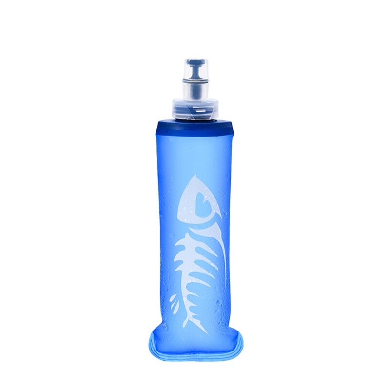 Wasser Flasche BPA Frei Faltbare Silikon Wasser Flaschen Leck Beweis Faltbare für Wandern Fitness Radfahren Bergsteigen: 250ml