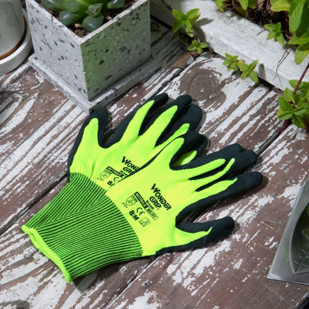 Sicherheit Wunder Griff Bauhandschuhe, verdickte, rutschfeste Gartenarbeitshandschuhe, schnell abriebfest