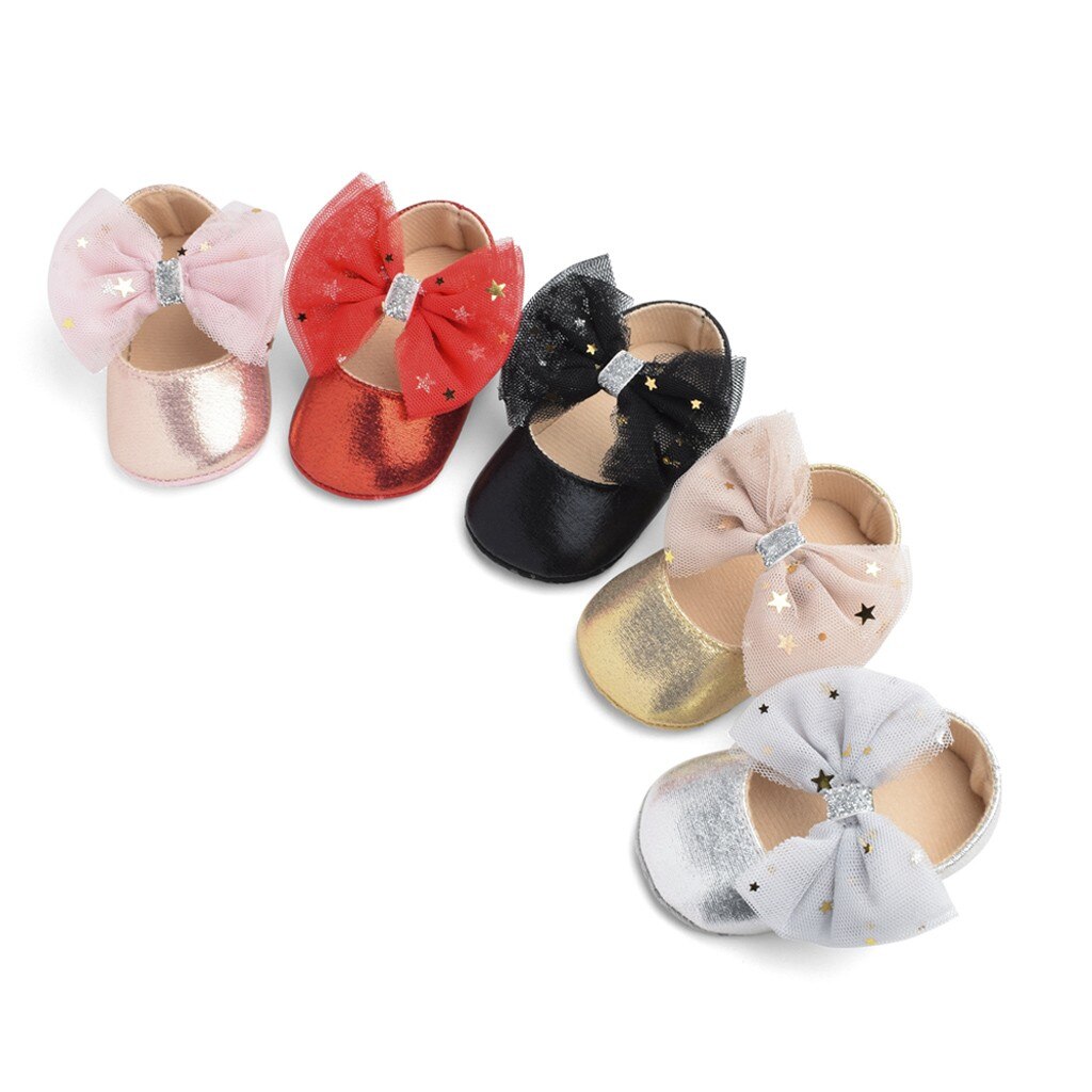 Toddler Kids Baby Girls Boys Sequin Cute Bow Firstwalk Hook&loop Casual Shoes Baby Shoes Newborn Butterfly Новорожденных