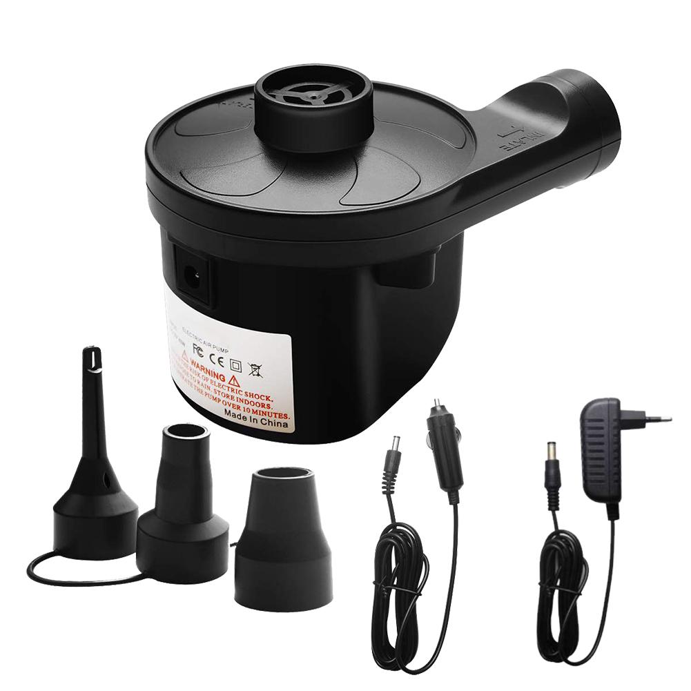 Portable Electric Inflator Pump Air Pump For Camping Air Bed Inflate Inflator Air Pump Inflatable Boat Pump For Mattress: EU