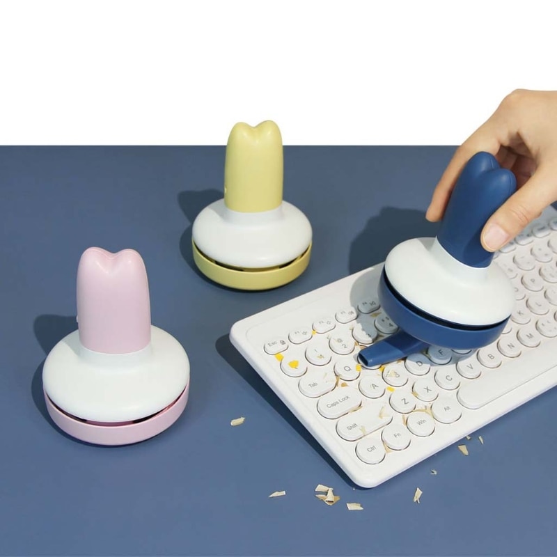 USB Rechargeable Desktop Vacuum Cleaner Keyboard Cleaning Cordless Cleaner Mini Handheld Aspirator