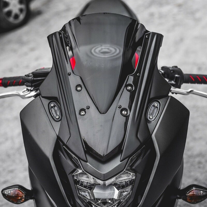 Mtkracing til cbr 650f motorsykkel tilbehør skjerm frontrute fairing frontrute