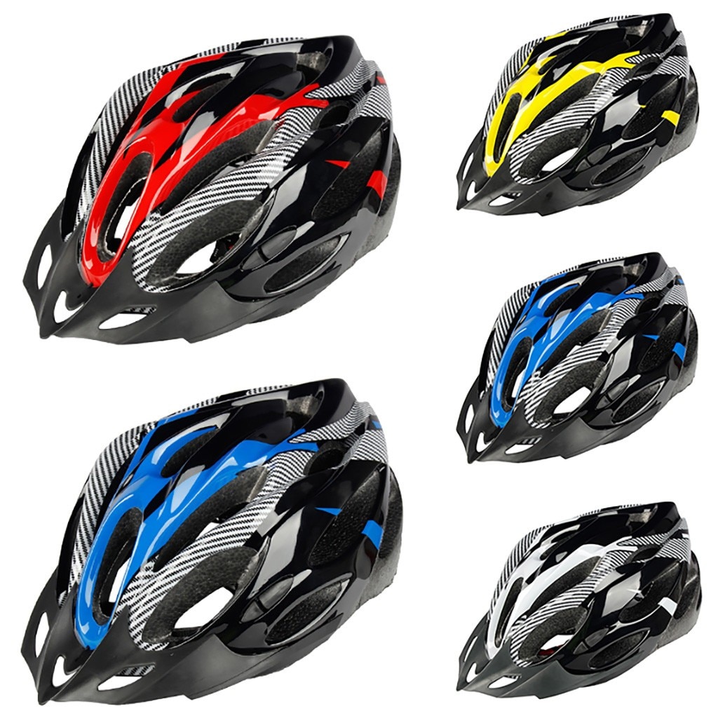 4 # Racefiets Helm Ultralight Fietshelmen Mannen Vrouwen Mountainbike Rijden Fietsen Outdoor Road Integraal Gevormde Helm