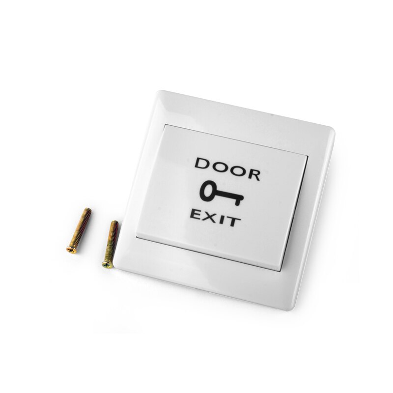 Fireproof Plastic ABS Door Exit Button Release Emergency Push Switch for door Entry access control system for all electric locks