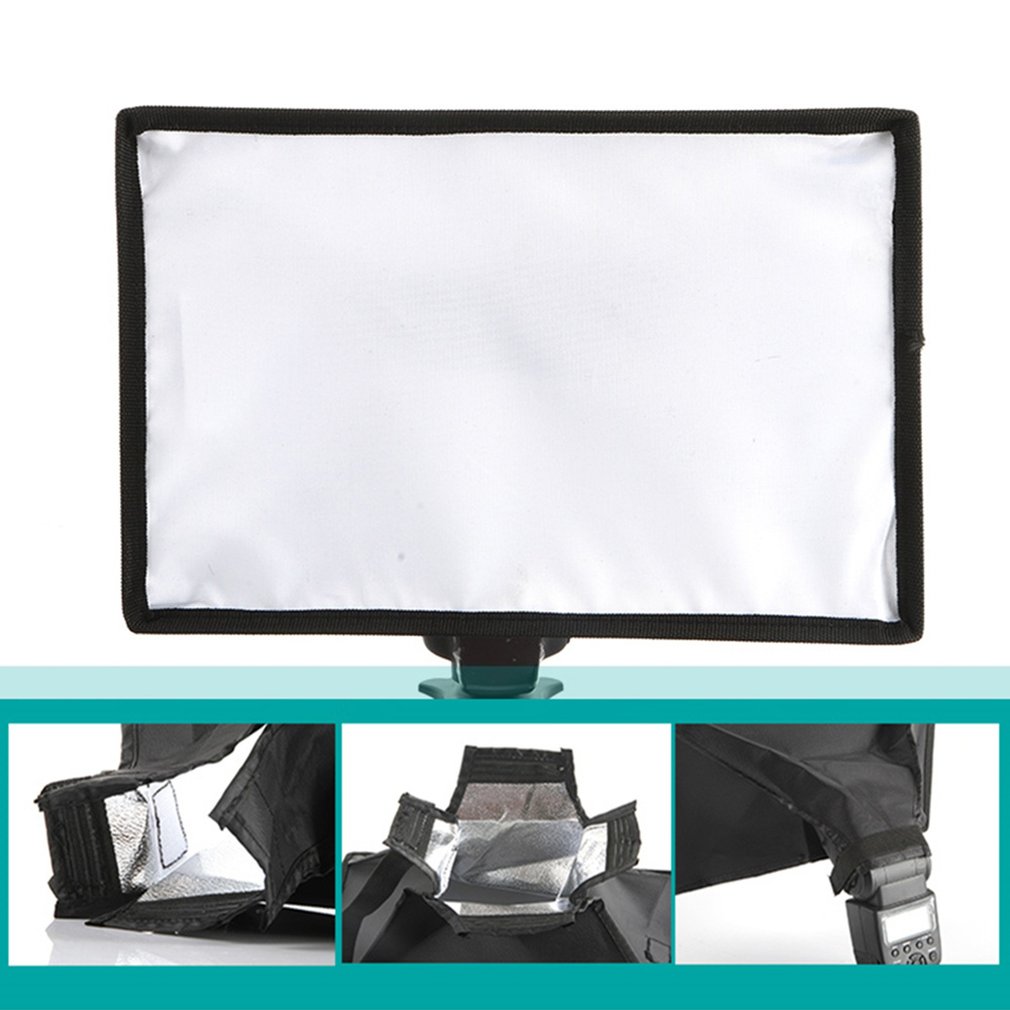 Lumière de photographie 15X17Cm boîte à lumière douce Flash couverture souple Flash boîte souple Portable boîte à lumière douce