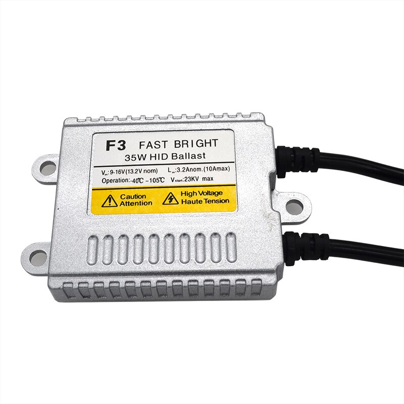 12V Ac 35W Slim Hid Xenon Ballast F3 Snelle Start Elektronische Hid Conversie Ballast Voor 35W Auto licht Kit H1 H3 H7 H11 Xenon Lamp