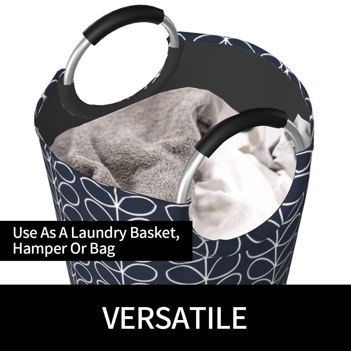 Orla Kiely 1554 Dirty Laundry Basket Home Toy Basket Storage Laundry Basket Foldable Laundry Basket