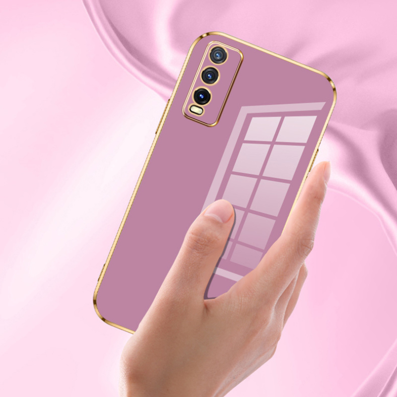 For vivo Y20 Case vivo Y20s Y20I Y20SG Y20G Phone Case Vivo V2029 V2027 V2032 Case Luxury Square Plating Shockproof Back Cover