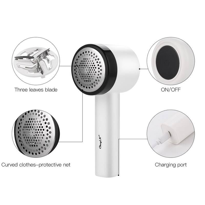Electric Lint Remover Rechargeable Shaver for Fuzz Sweater Clothes Fabric Pill Remover Portable Clothes Trimmer Cleaner 51