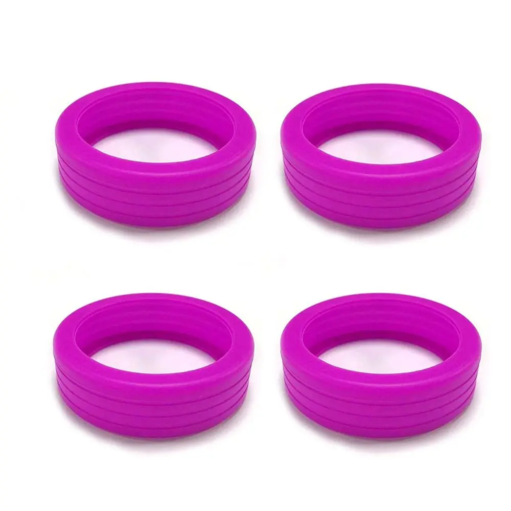 4/8 szt. Bagaż podróżny buty redukujące hałas koła walizki obudowa ochronna wózek na kółkach kółka osłona akcesoria: Light Pink