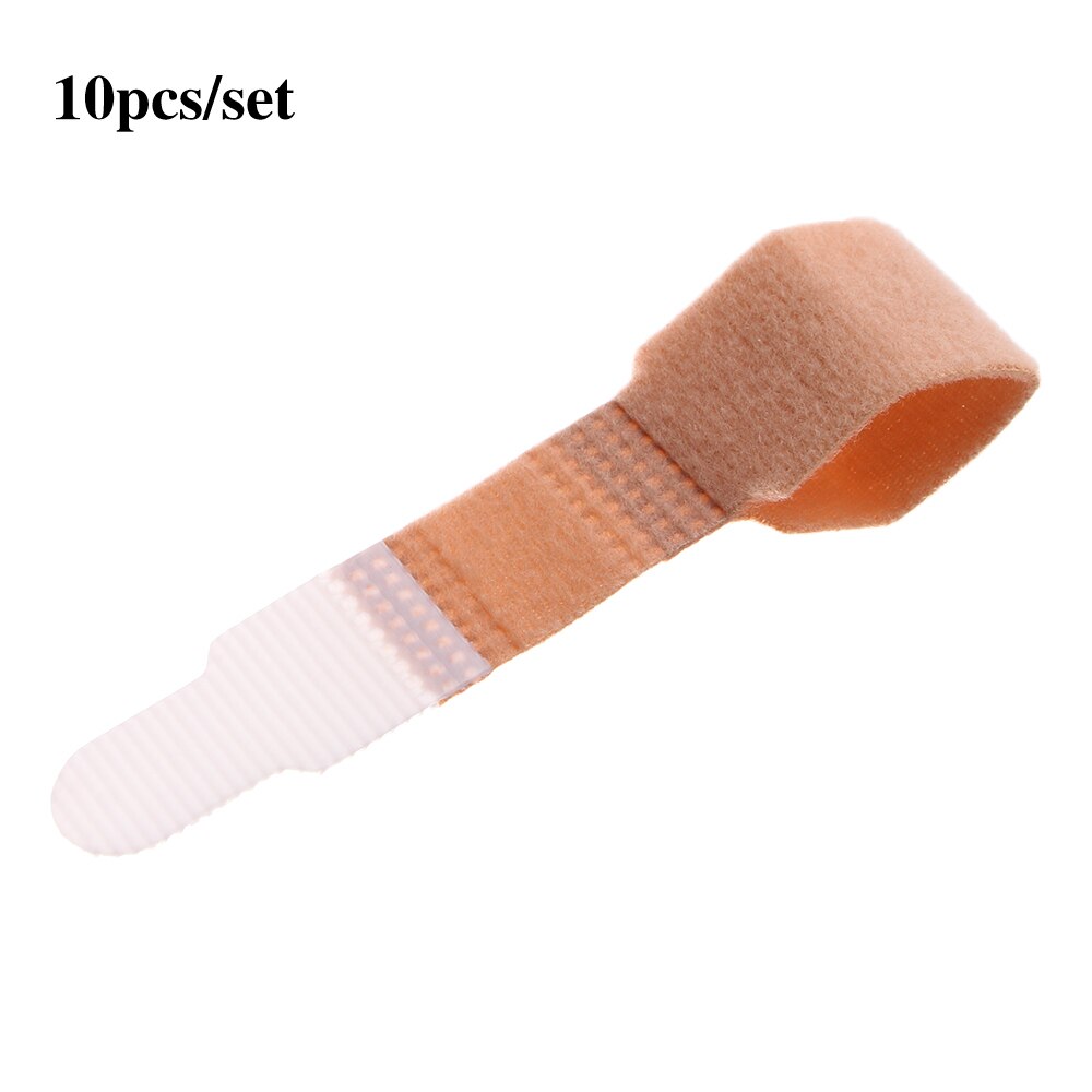 10 unidades/juego de enderezador de dedos, martillo, dedo pulgar del pie, corrector, vendaje, separador de dedos, estirador de pie, herramienta de cuidado de los pies: Default Title
