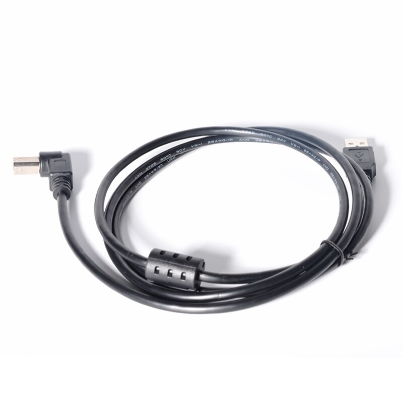 USB 2.0 Print Cable USB Type A to B Male to Male right angled Printer Cable Label Printer DAC USB Printer 0.3m 0.5m 1m 1.5m 3m