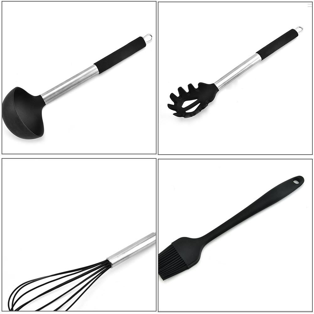 13 -delige set siliconen kookgerei, bpa-vrij, niet-giftig, antiaanbak, hittebestendig